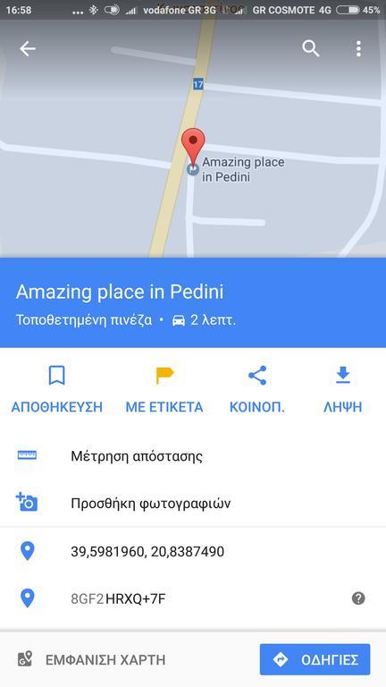 Amazing Place In Pedini Ioannina Exterior foto